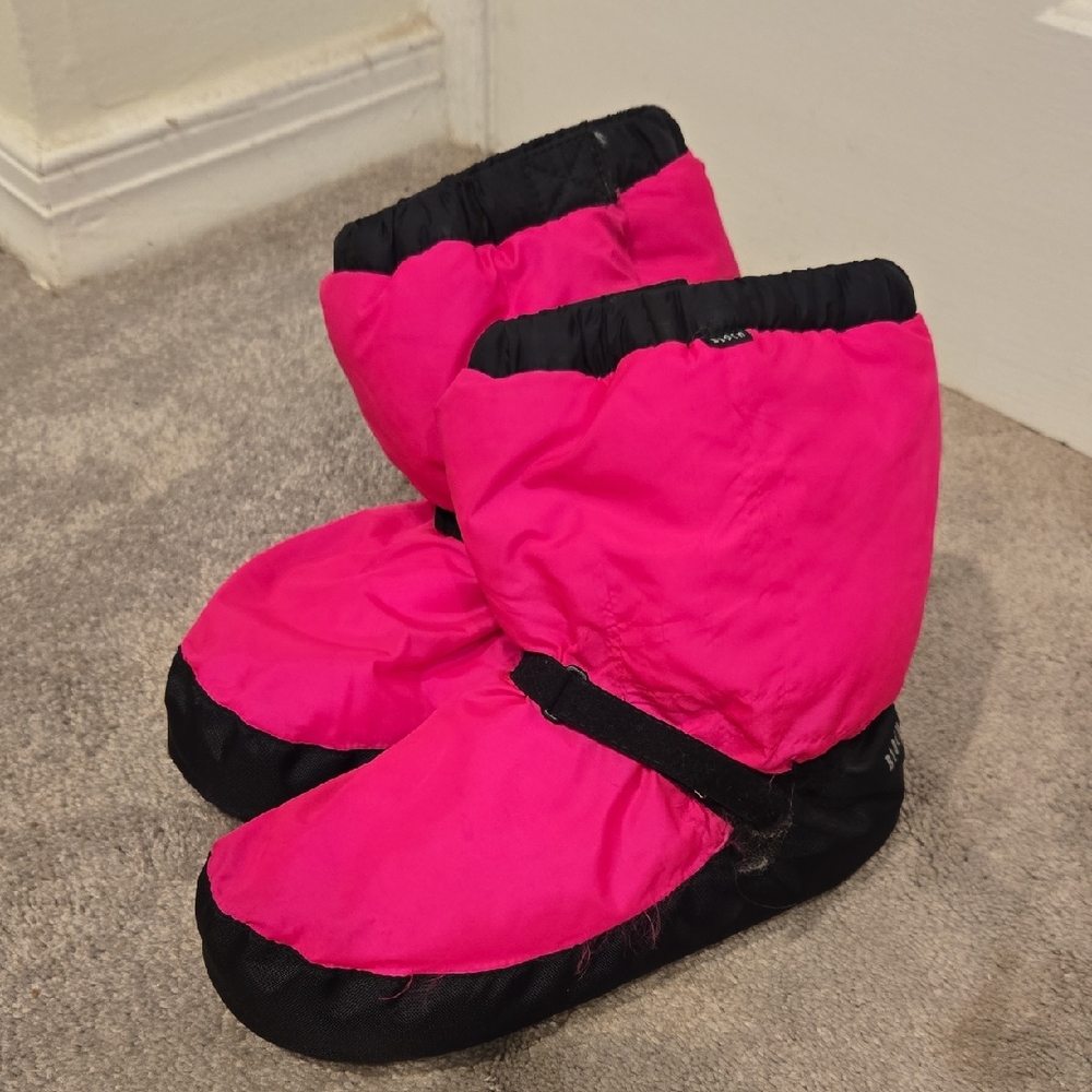 Bloch Hot Pink/Black Booties